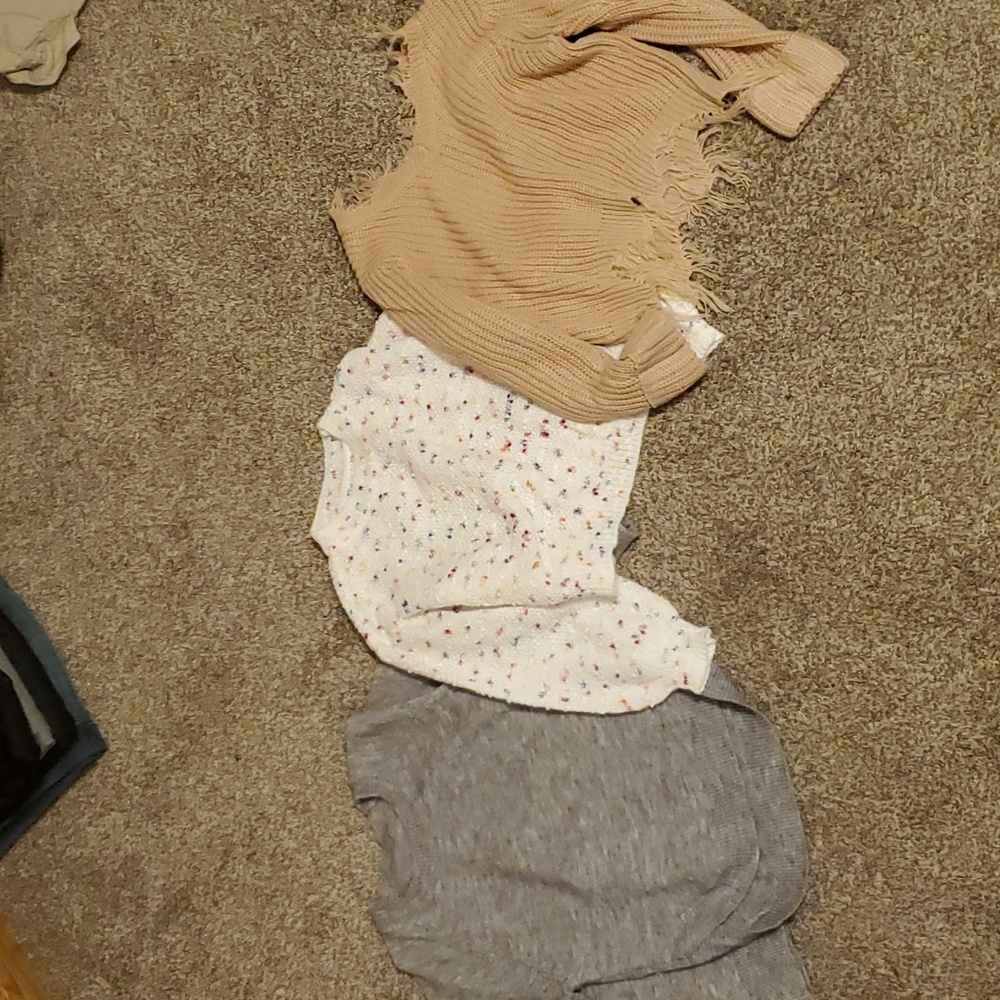3 Shein Girls Sweaters